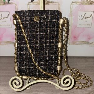 Montana West Tweed Cellphone Purse